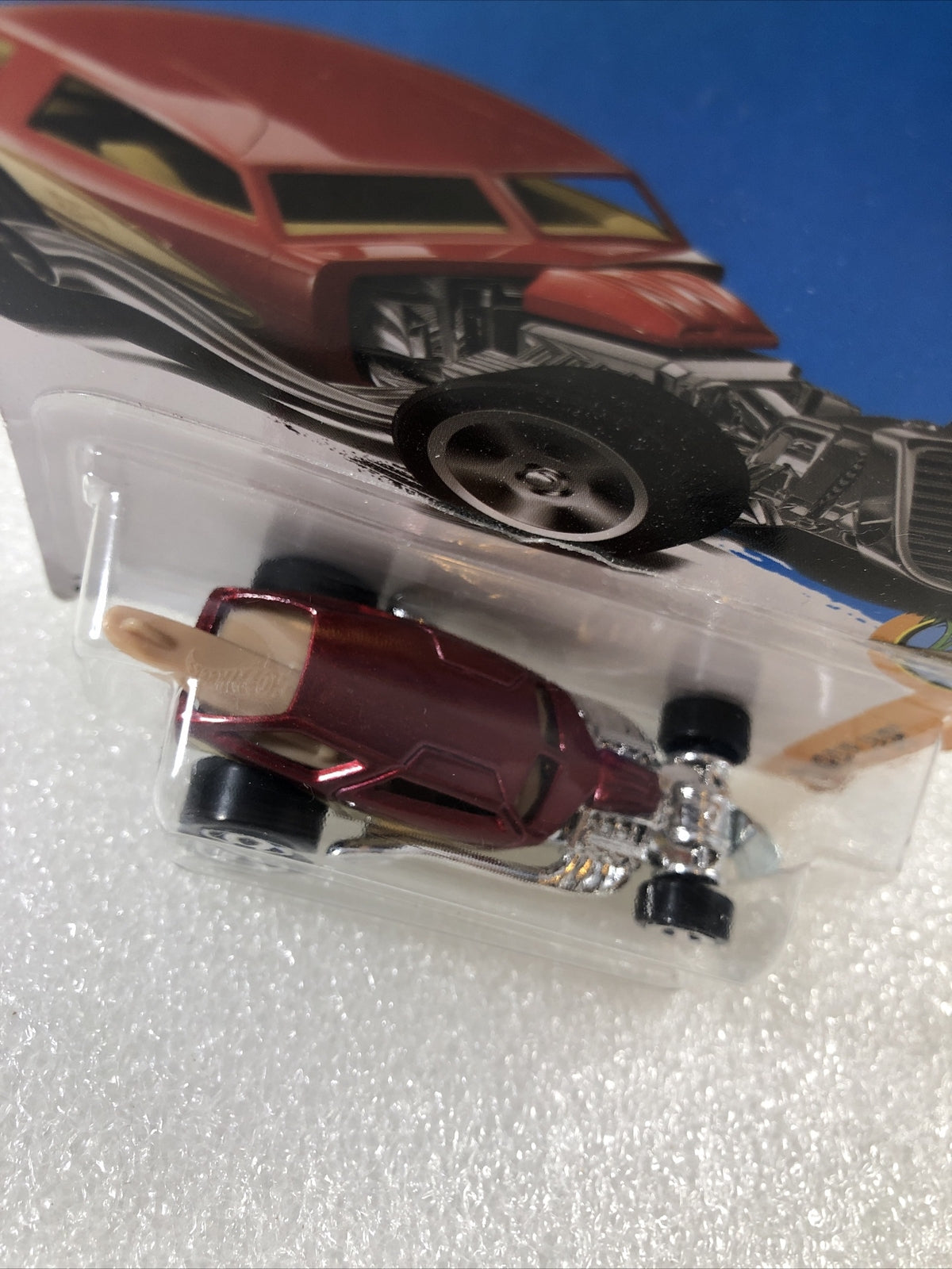 2017 HOT WHEELS  ''SURF`S UP'' #100 = SURF CRATE = BURGANDY  4/5