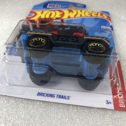 Hot Wheels Brick Rides 1/5 Bricking Trails 7/250 MEGA Special Feature Black/Red