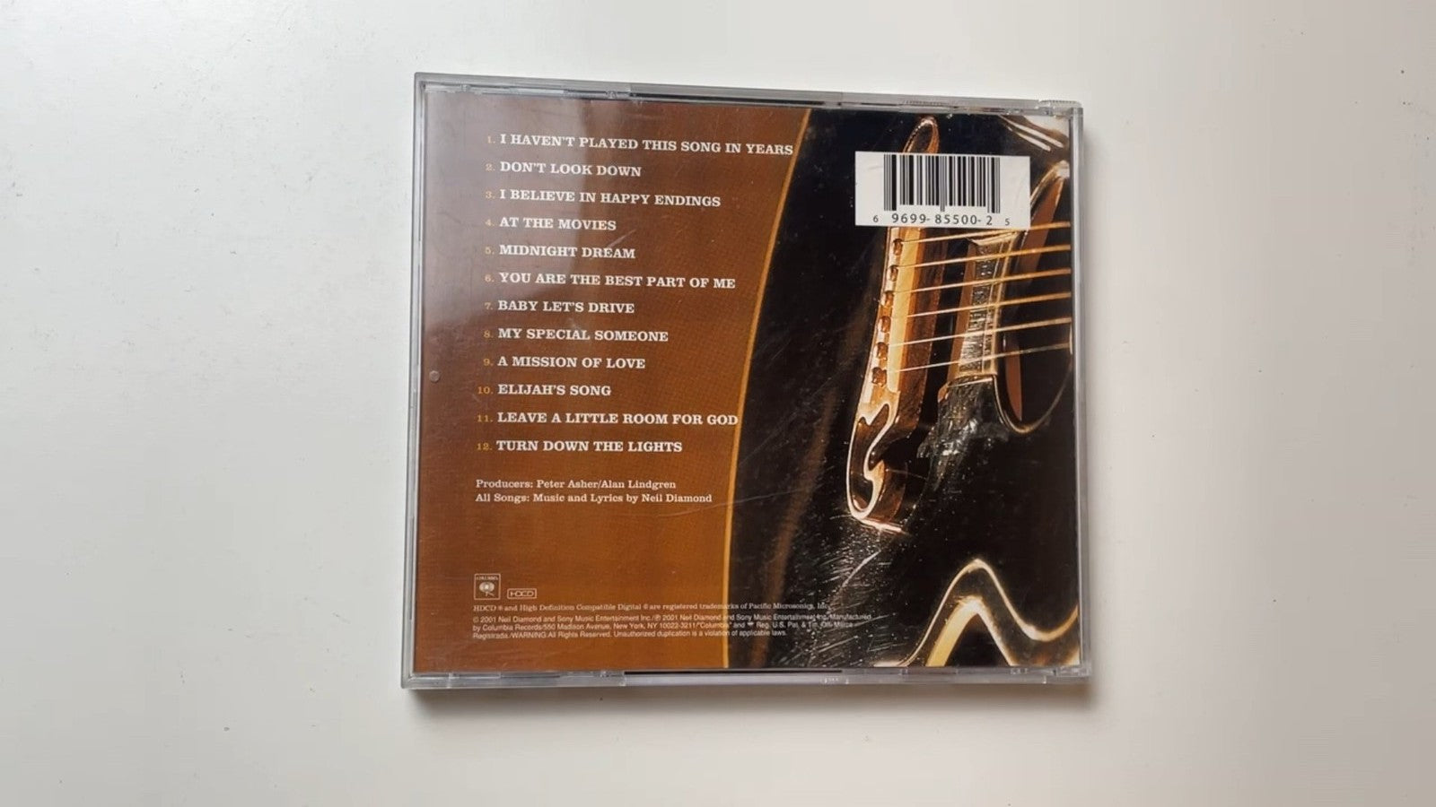 Neil Diamond - Three Chord Opera CD 2001 Columbia Pop Rock