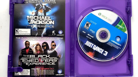 Just Dance 3 Xbox 360 Kinect Video Game Multiplayer Dance Hits