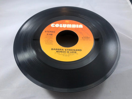 Barbra Streisand - Run Wild / Woman in Love - 45 Record - 1980 VG+ see pics