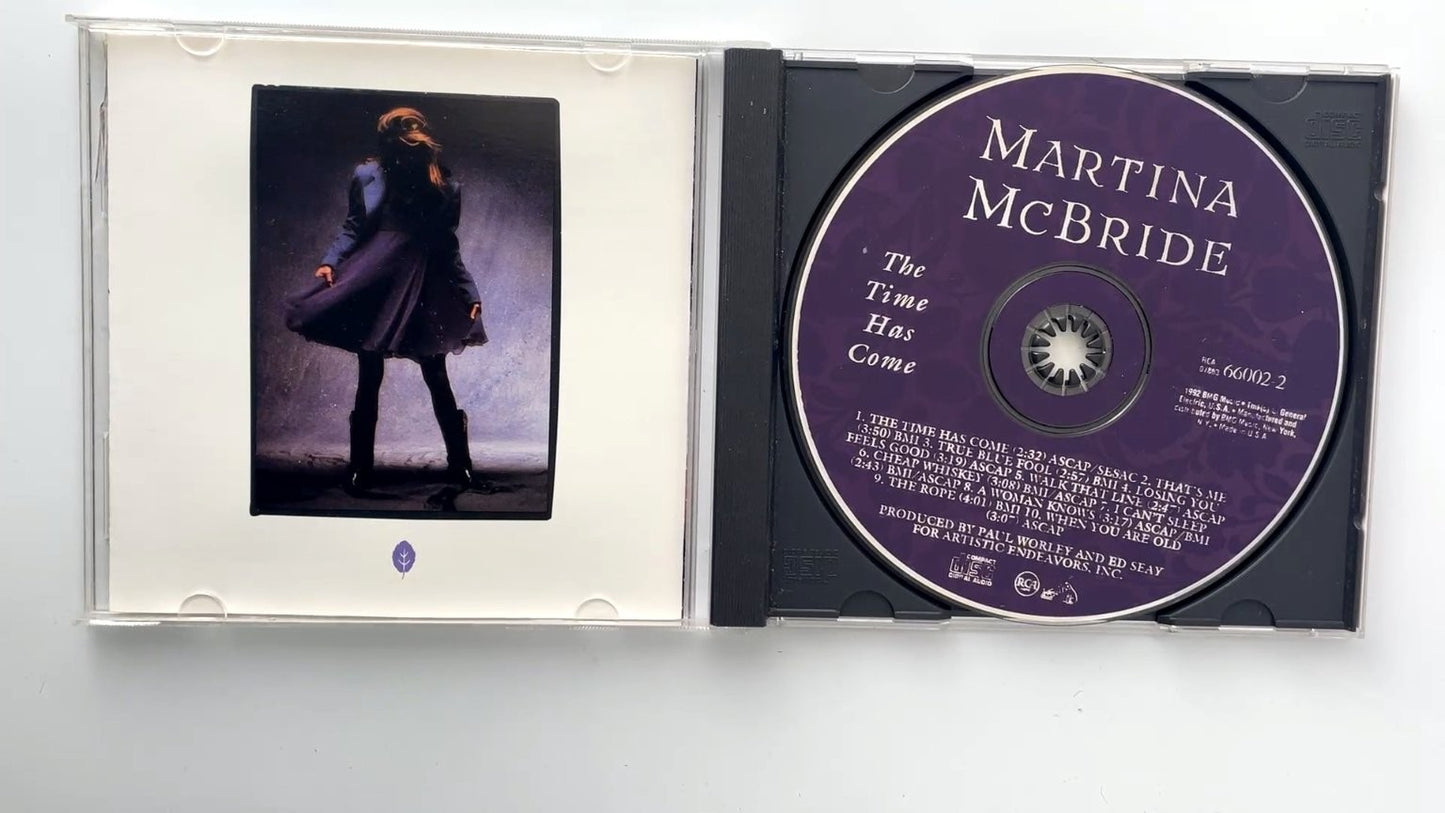 Martina McBride - The Time Has Come CD 1992 Country RCA