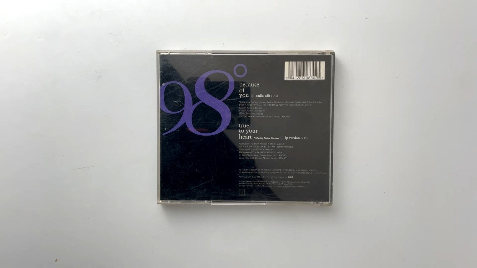 98° - Because of You CD 1998 True to Your Heart R&B Motown