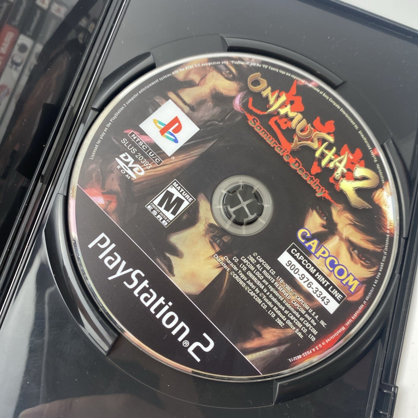 Onimusha 2: Samurai's Destiny (Sony PlayStation 2, 2002) PS2 Capcom No Manual