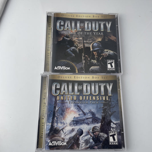Call Of Duty PC W/ Keys!!! Game Of The Year And Untited Offensive Expansion Pack