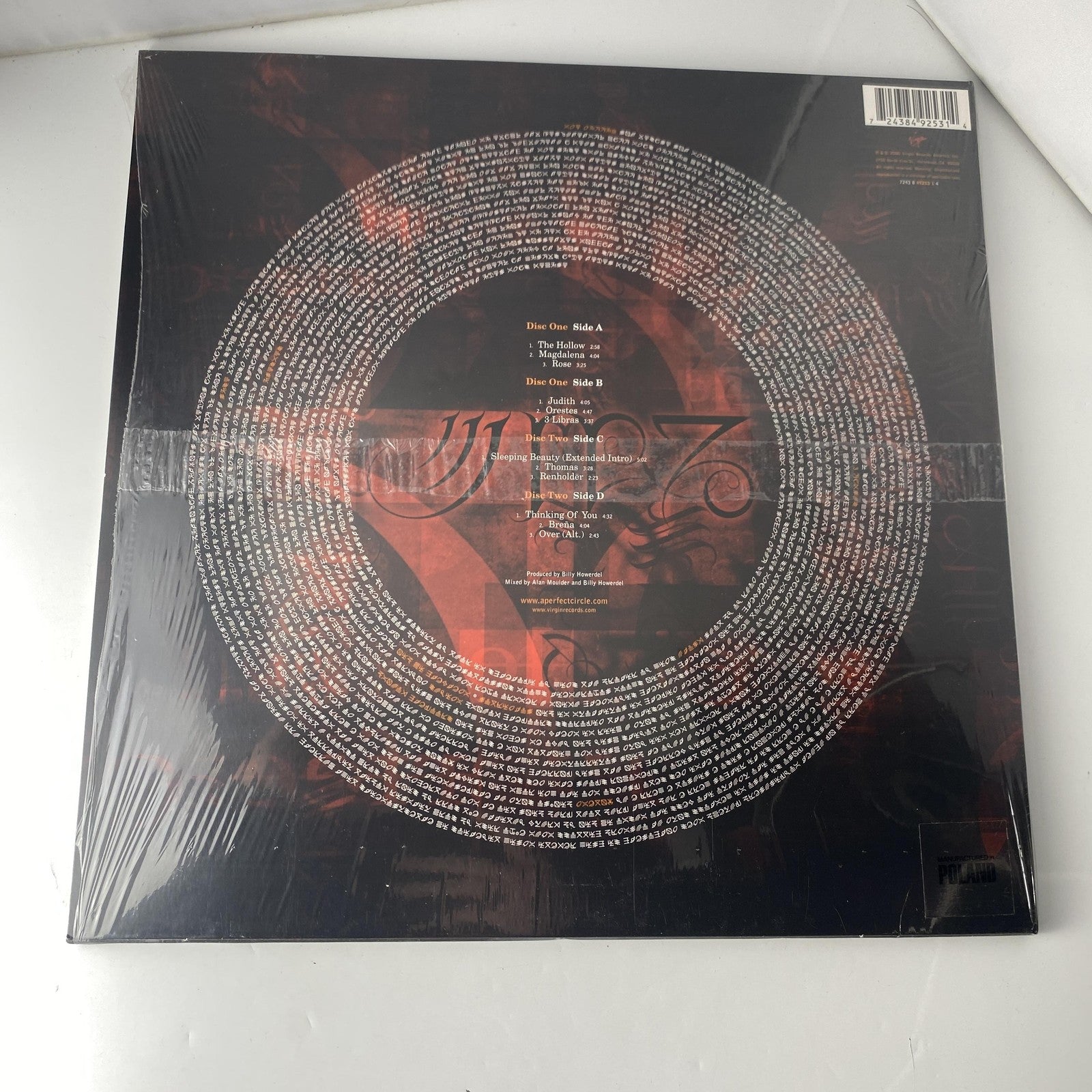 Vintage A Perfect Circle Mer De Noms 2xLP Vinyl 2000 Virgin Alt Rock Album