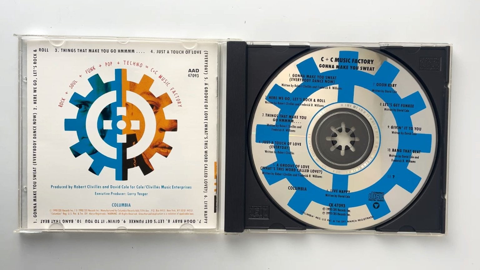 C+C Music Factory Gonna Make You Sweat CD Jewel Case 1990 Columbia