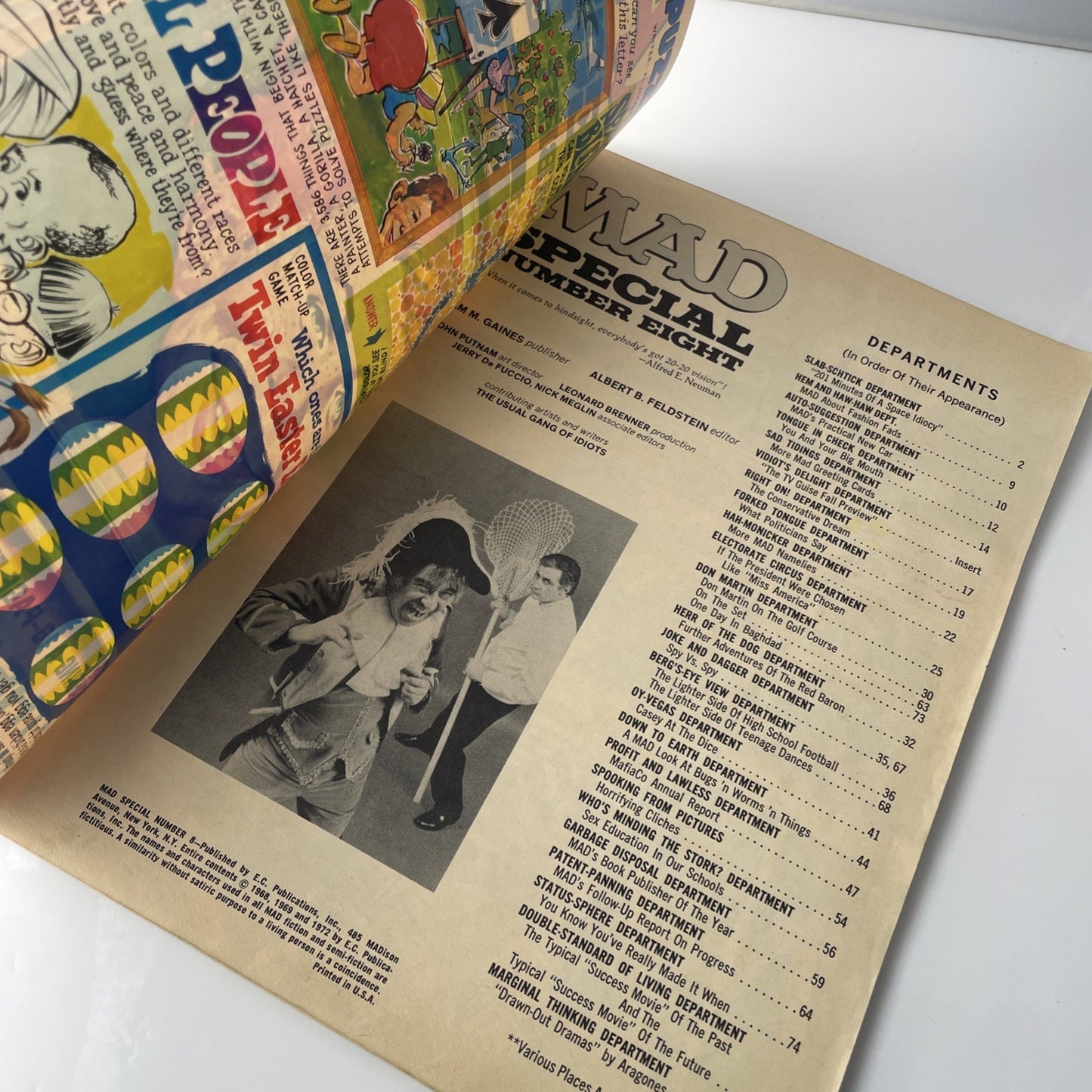 Vintage 1972 MAD Magazine Special # 8 "The TV Guise Fall Preview"