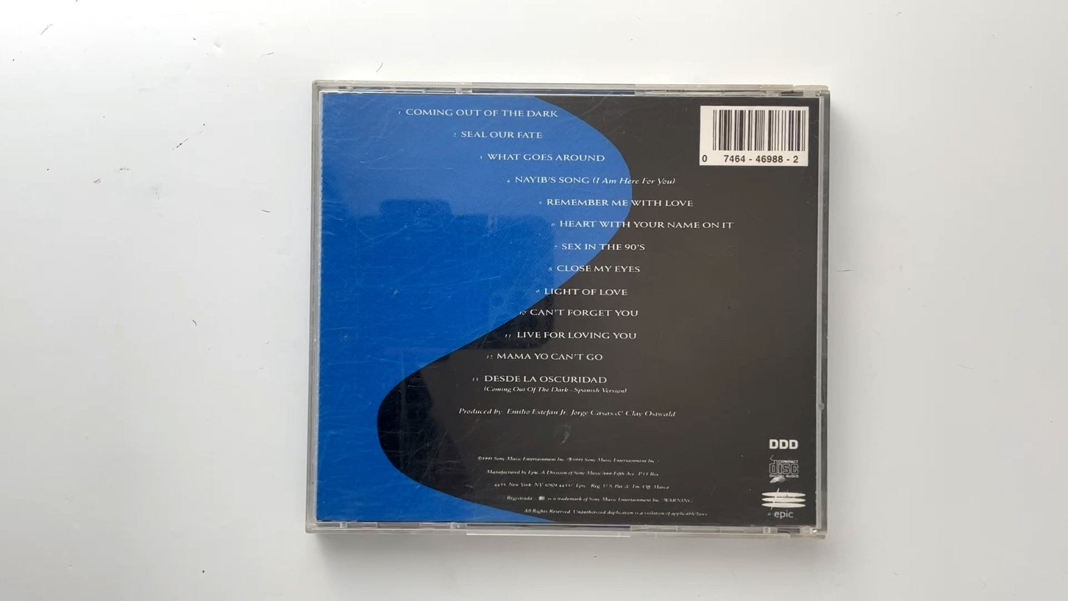 Gloria Estefan - Into The Light CD 1991 Epic Pop Latin EK46988