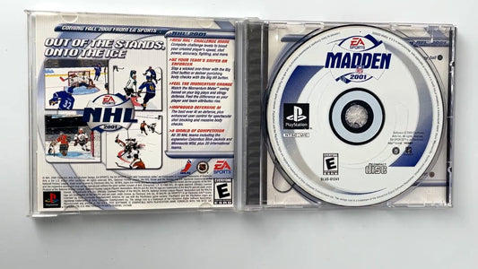 EA Sports Madden NFL 2001 PlayStation CD 2000 NTSC U/C Sports
