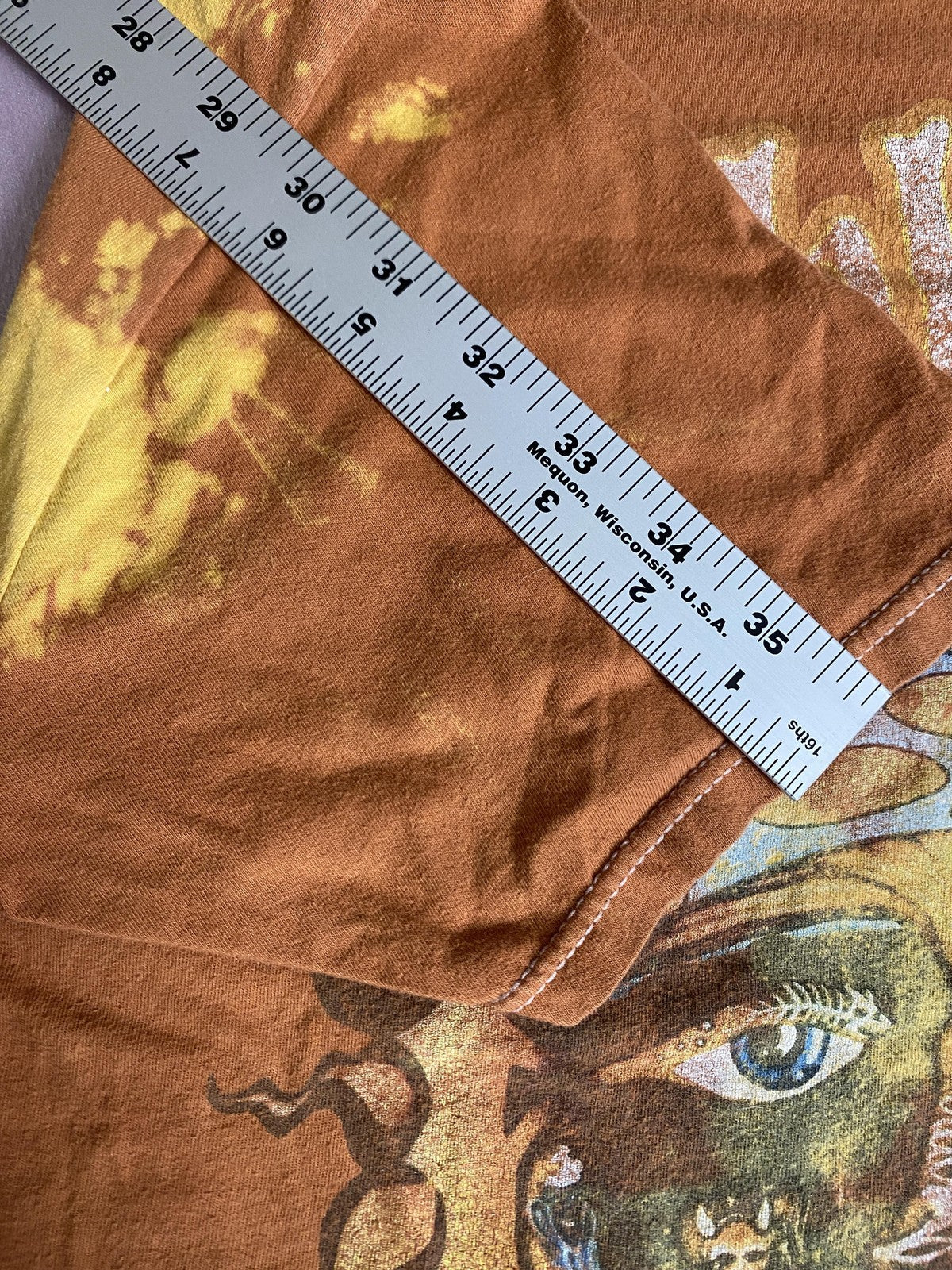 Sublime Shirt Mens Small Brown Tie Dye Sun Graphic Band Rock Reggae Tee T-Shirt