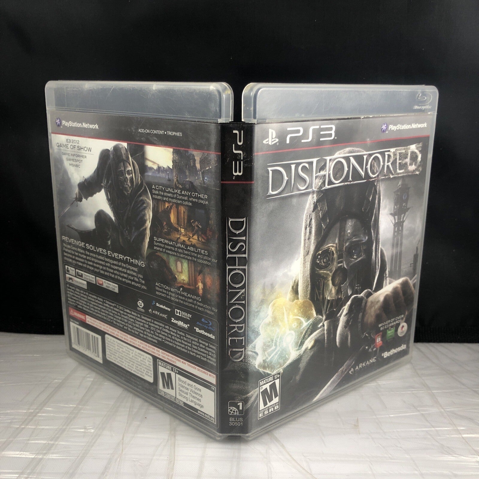 Dishonored (Sony PlayStation 3 PS3) Complete, Clean, Tested 