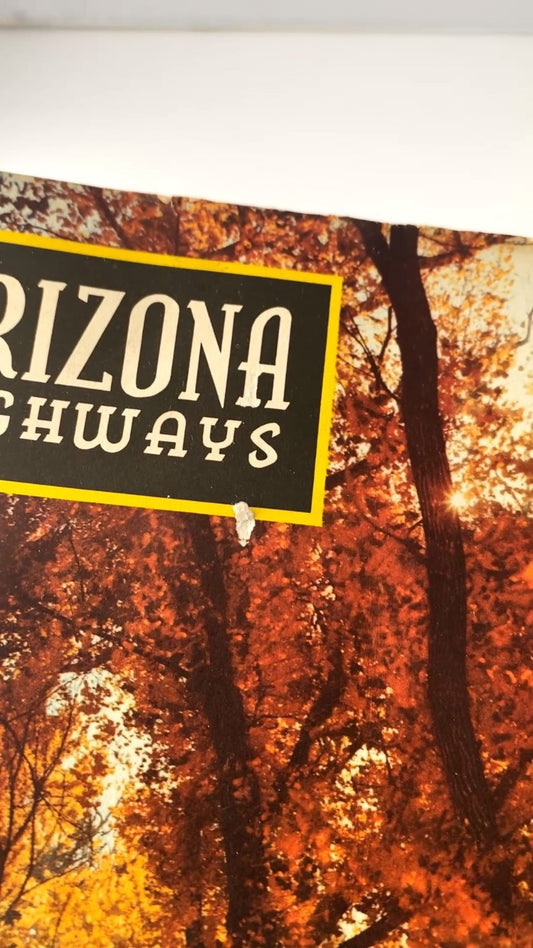 Arizona Highways Magazine October 1957 #10 Vintage Autumn Scenery Travel