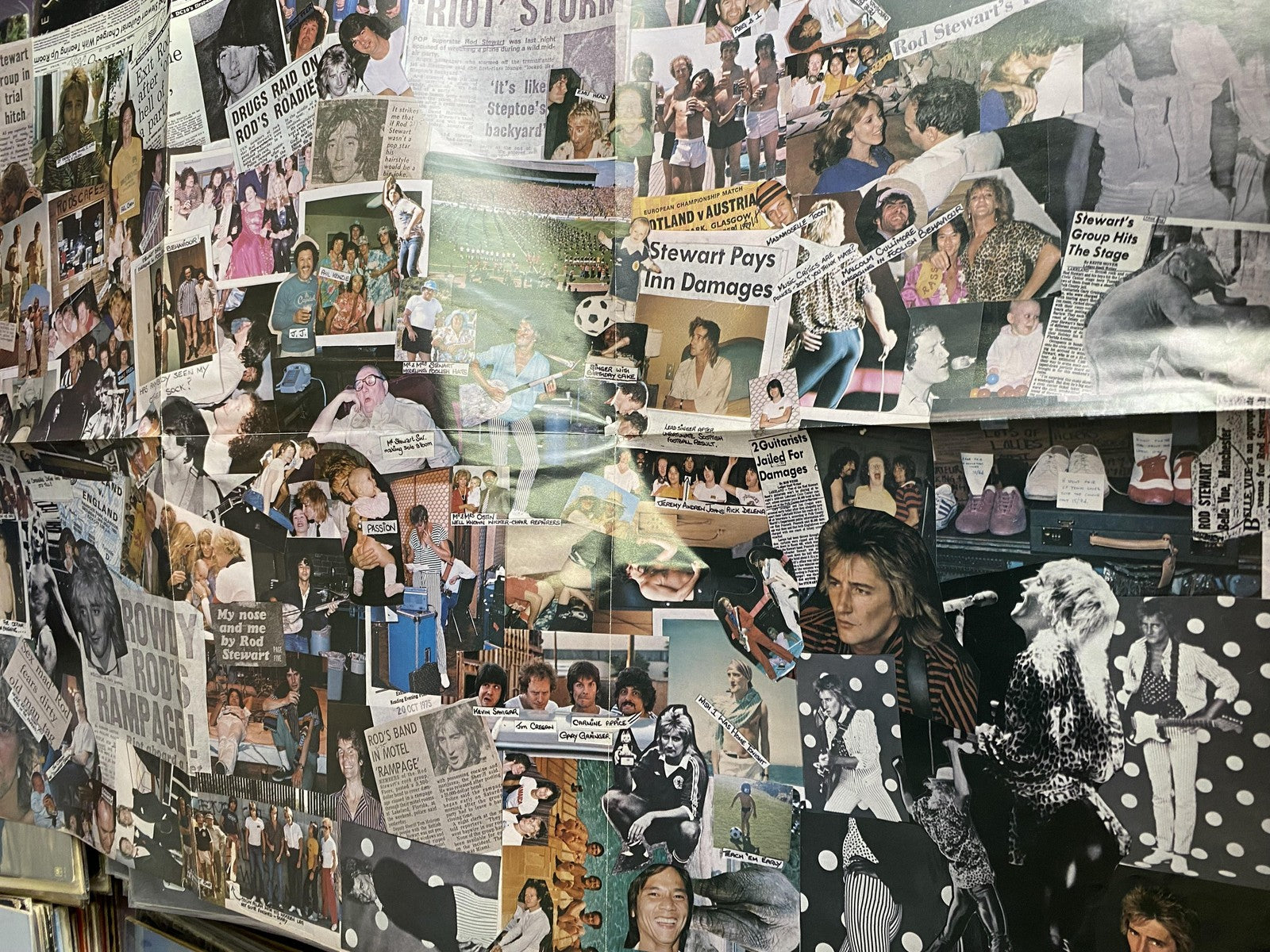 Vintage Rod Stewart Foolish Behaviour 12" Black Vinyl LP 1980 Warner Rock Pop