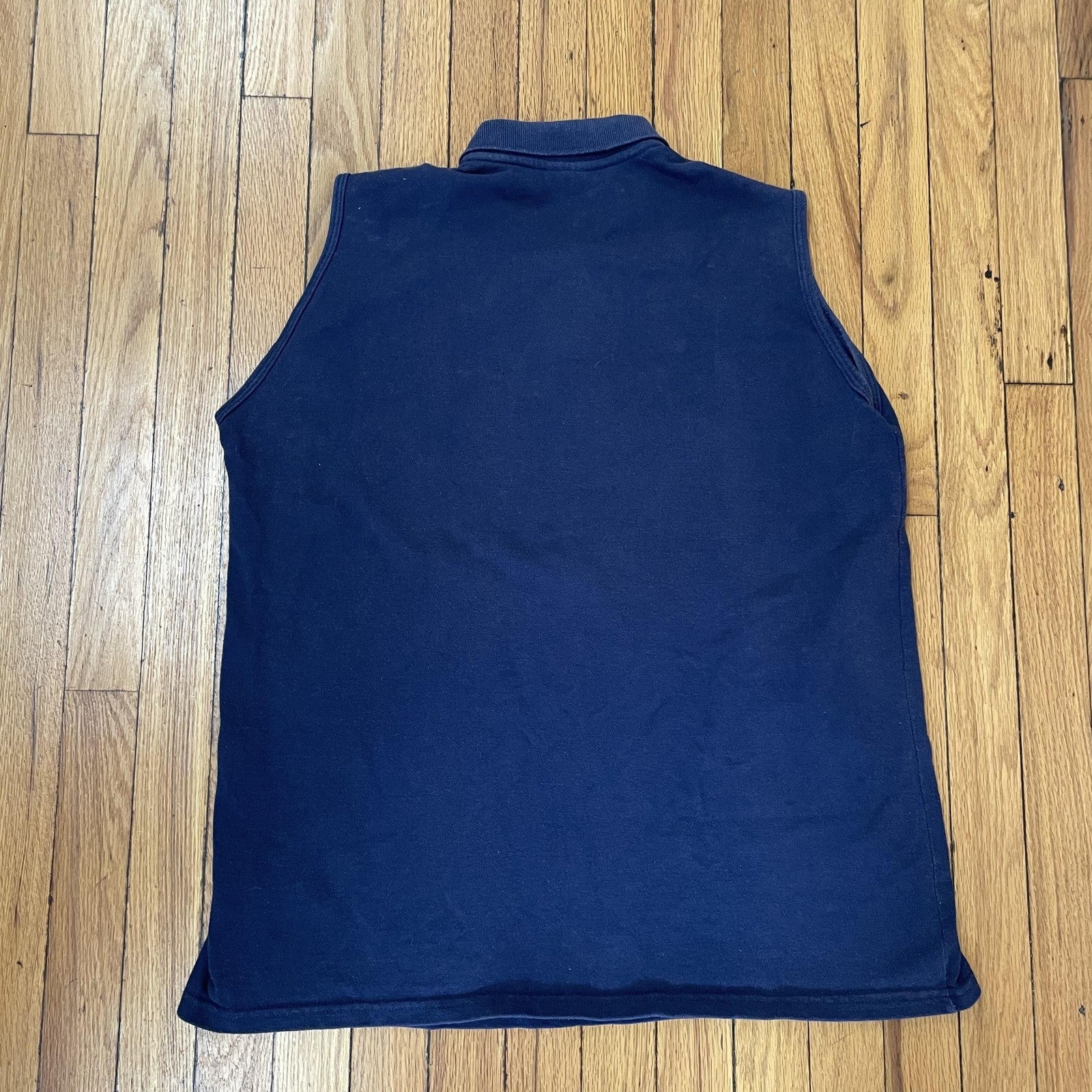 Vintage Jeff Gordon Shirt Mens XL Navy Blue NASCAR Racing Sleeveless Polo 90s