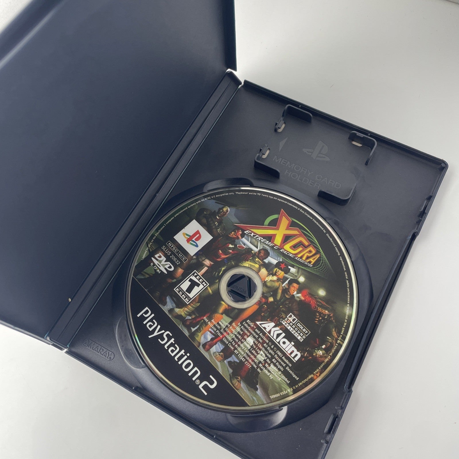 XGRA: Extreme-G Racing (Sony PlayStation 2, 2003) Acclaim Driving NO MANUAL