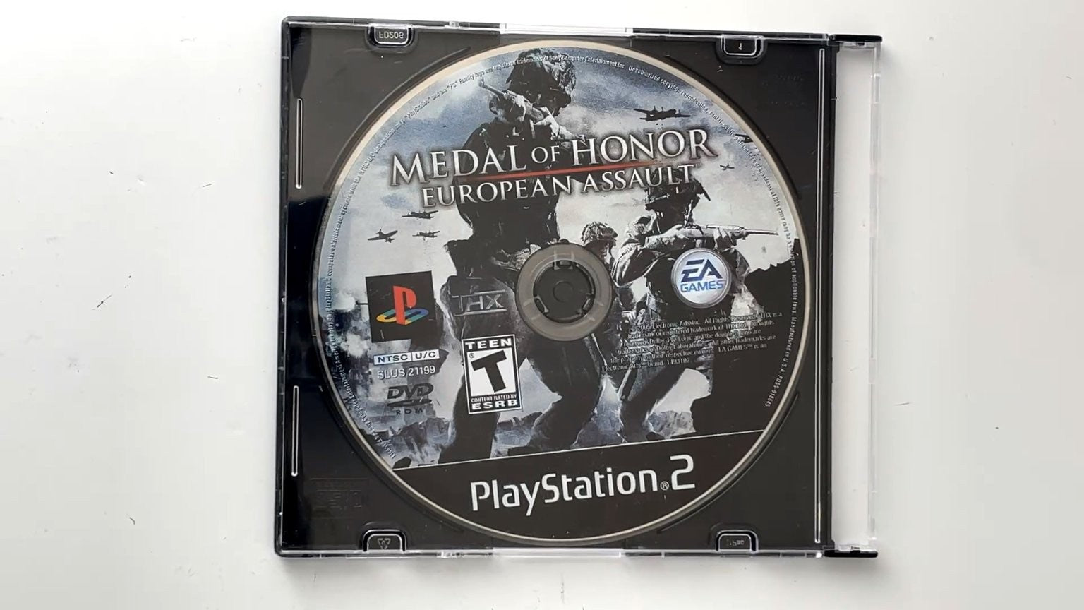 Medal of Honor European Assault PlayStation 2 Video Game EA Games DISC ONLY