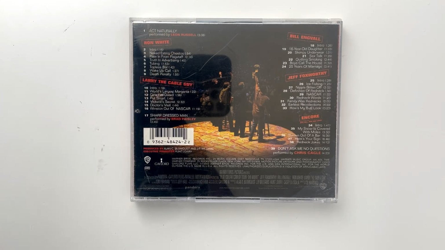 Blue Collar Comedy Tour The Movie CD 2003 Original Soundtrack Comedy Warner