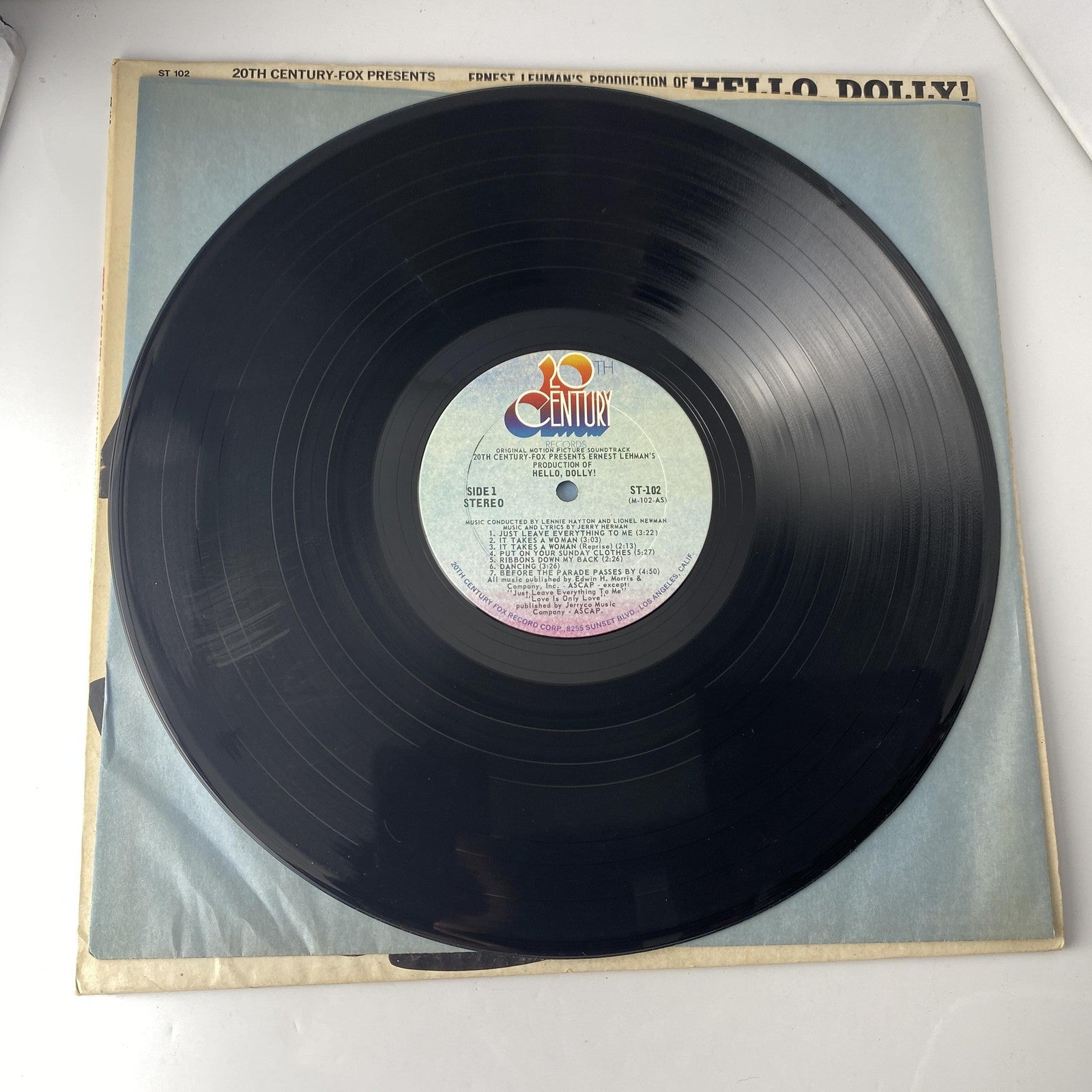 Vintage Hello Dolly 12" Black Vinyl LP 1969 20th Century Musical Soundtrack