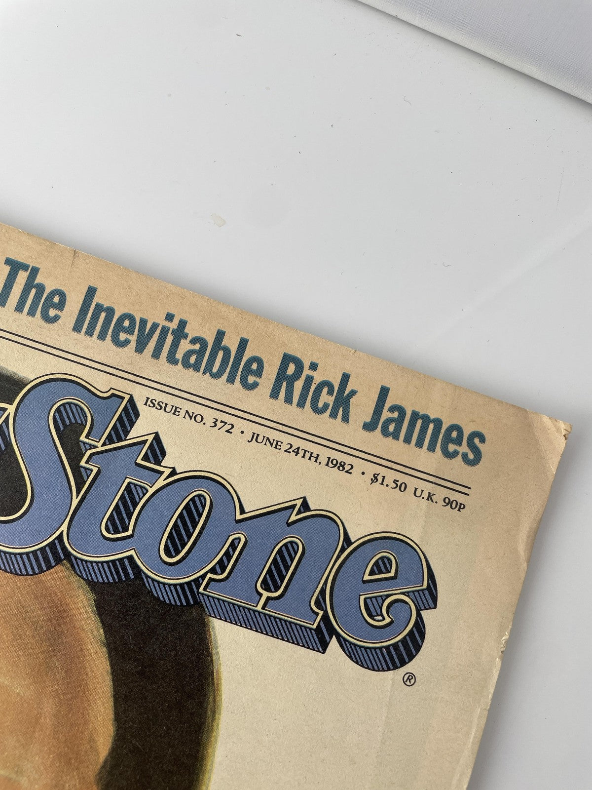 Vintage 1982 Rolling Stone Magazine Issue 372 Pete Townshend Rick James 6/24