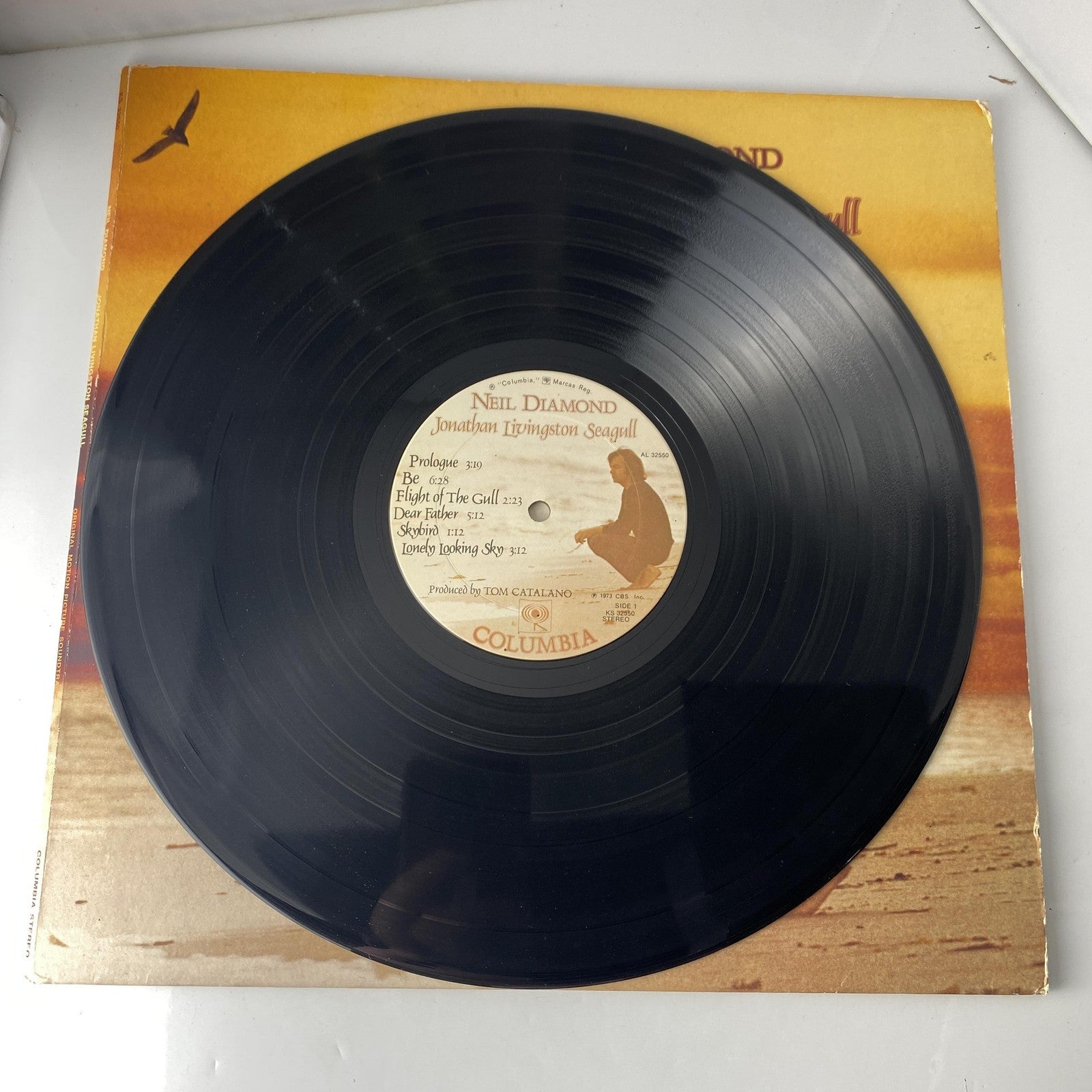 Vintage Neil Diamond Jonathan Livingston Seagull 12" Vinyl LP Columbia OST