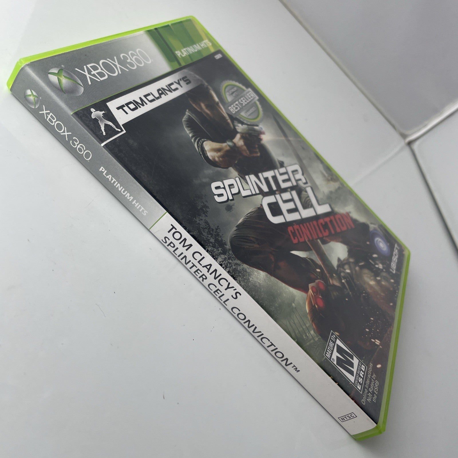 Splinter Cell Conviction (Xbox 360) (Platinum Hits) CIB Very Good Condition