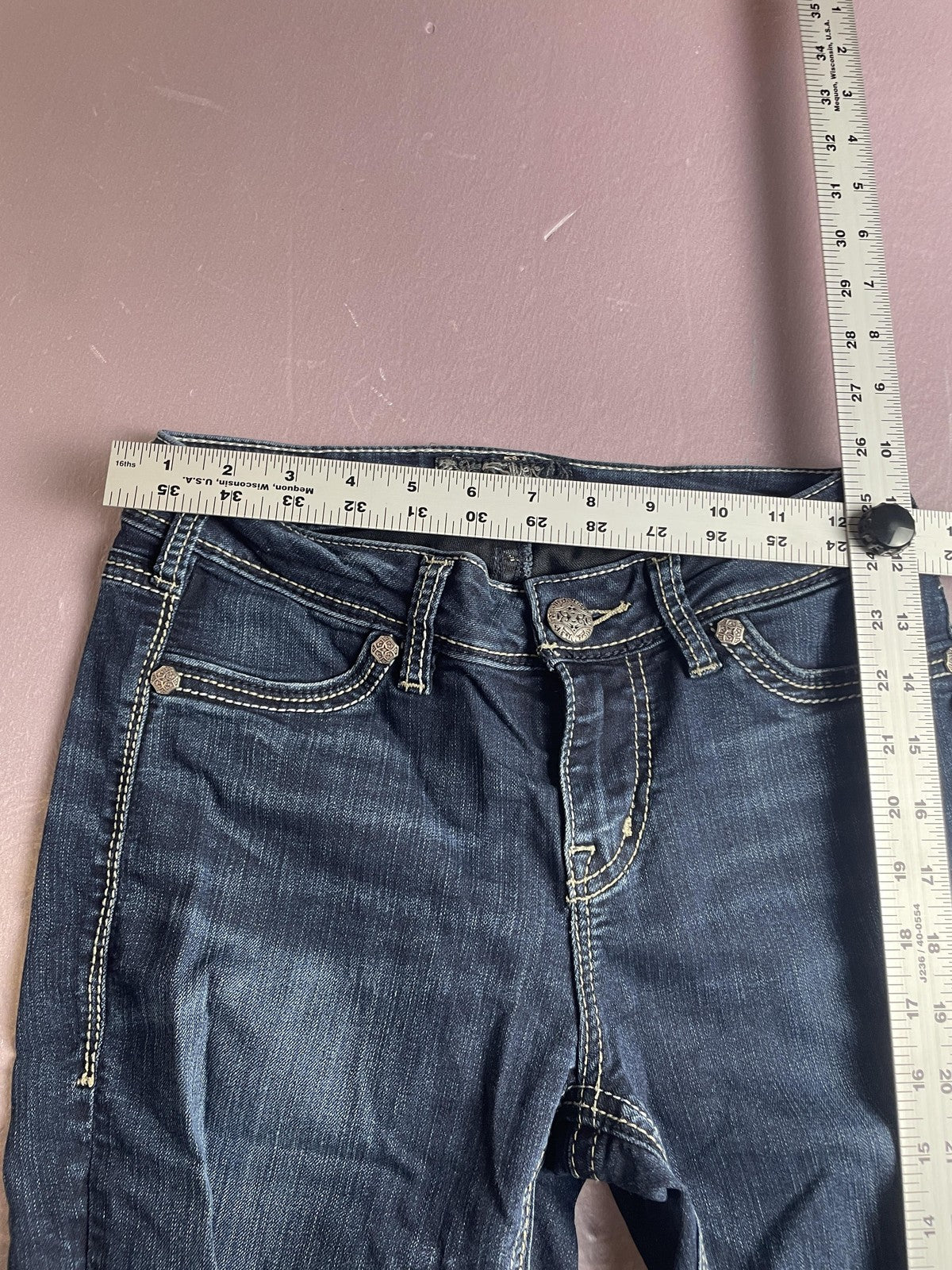 Silver Jeans Co Jeans Womens 26 Blue Suki High Super Skinny Dark Wash Stretch