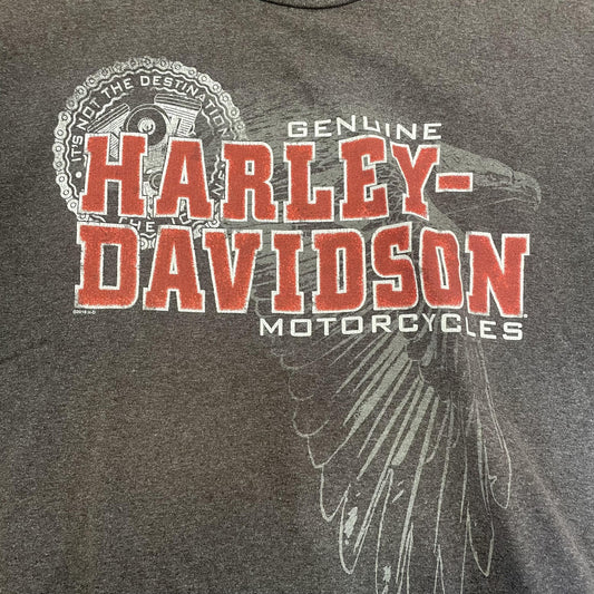 Harley-Davidson Shirt Mens 2XL Route 66 Bourbeuse Valley Eagle Motorcycle USA