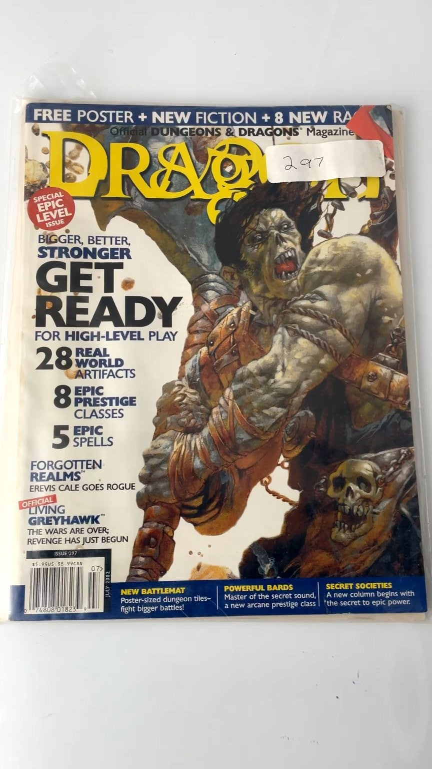 Dragon Magazine Issue 297 July 2002 Official Dungeons & Dragons RPG