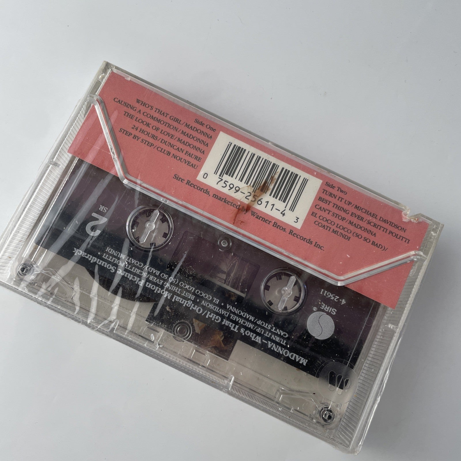 Cassette Tape WHO'S THAT GIRL Movie MADONNA Original Motion Picture Soundtrack
