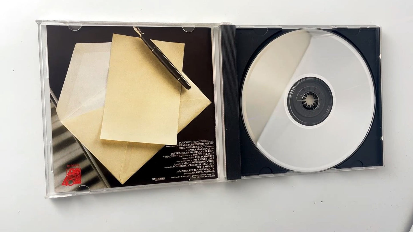 Bette Midler - Beaches Original Soundtrack CD 1988 Pop Atlantic