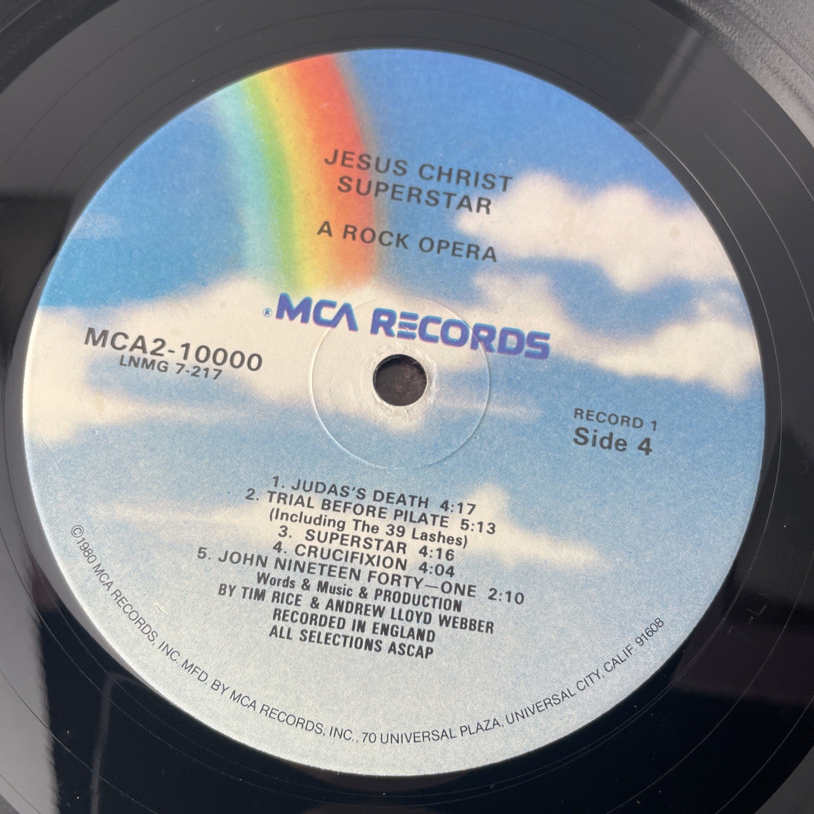 Andrew Lloyd Webber Jesus Christ Superstar (LP) 2LP Decca DXSA 7206 Rock 1970 VG