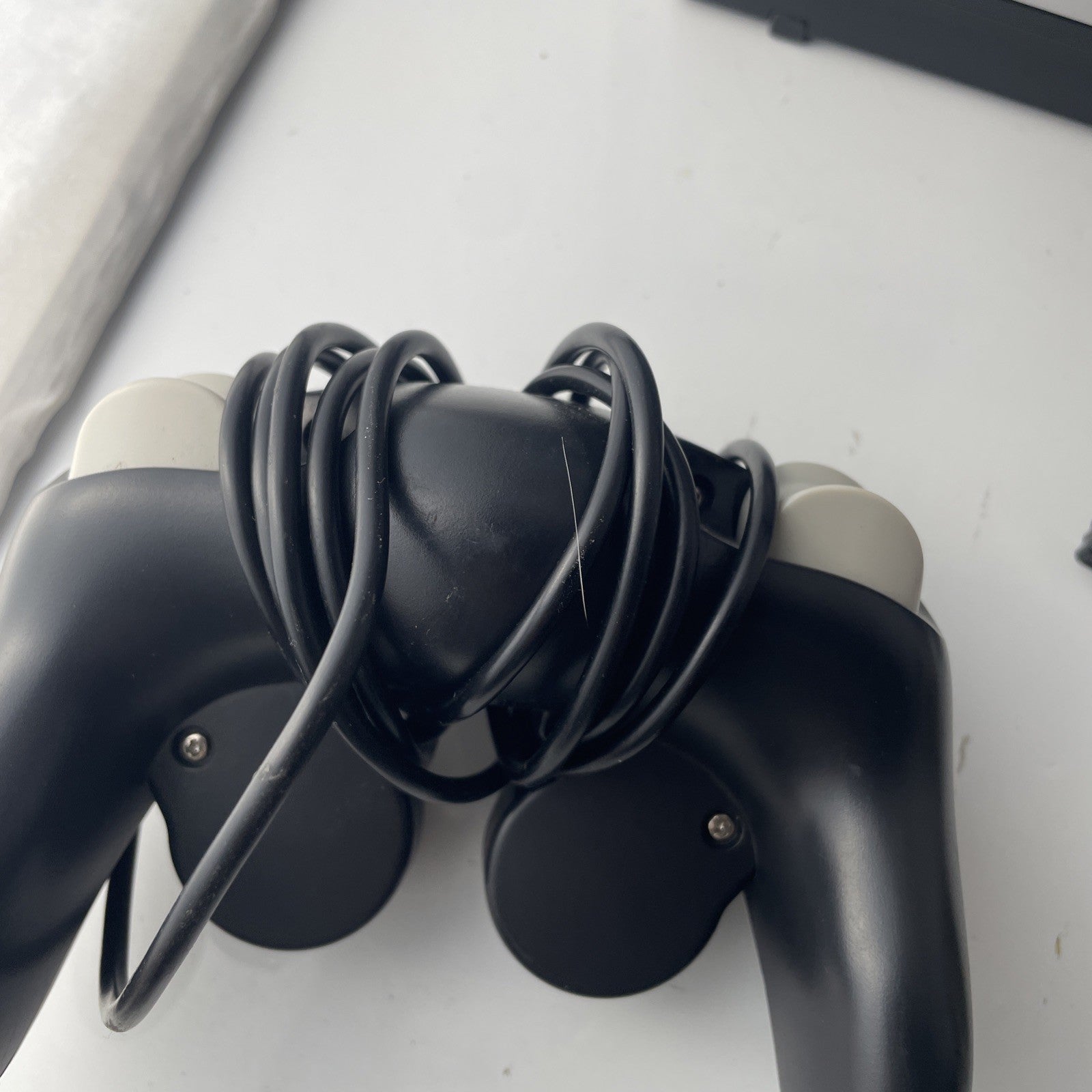 Nintendo GameCube Black Console DOL-001 TESTED Cables 2 Controllers 1 Oem