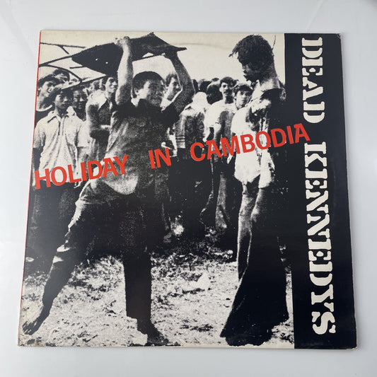 The Dead Kennedys Holiday In Cambodia 12" PC UK Mid 80s Press Cherry Red VINYL