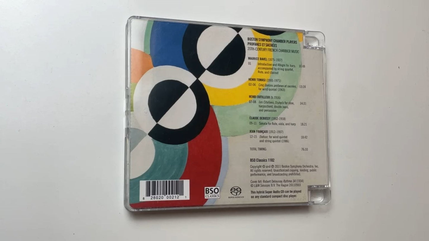 Boston Symphony Chamber Players - Profanes et Sacrées CD 2011 Classical BSO