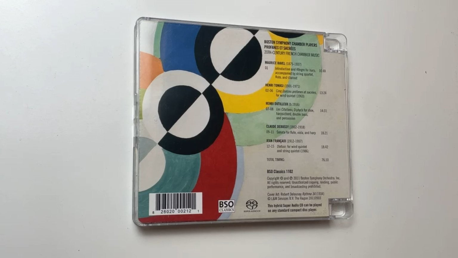 Boston Symphony Chamber Players - Profanes et Sacrées CD 2011 Classical BSO