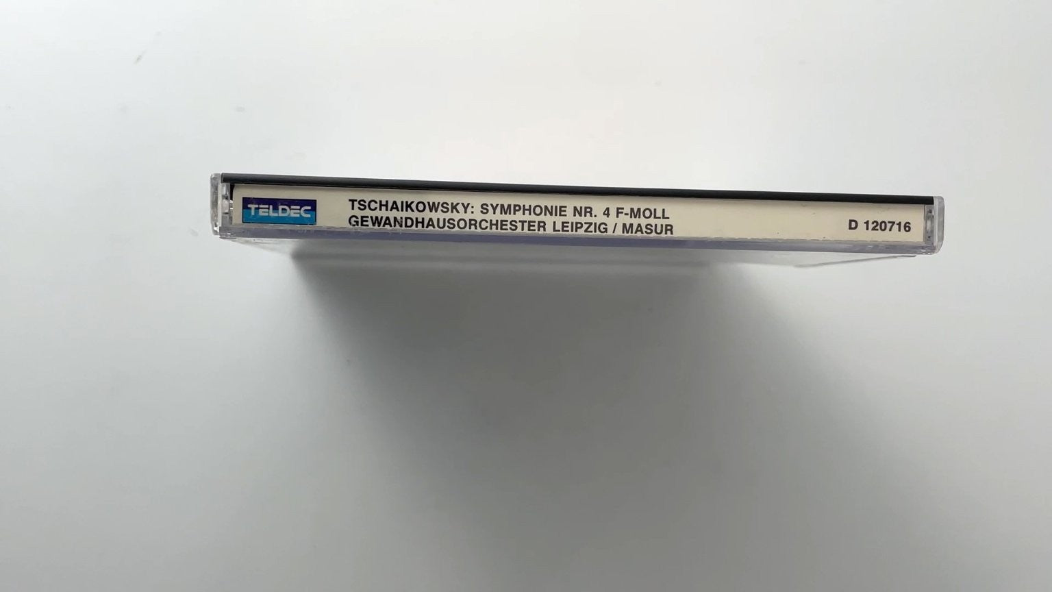 Tschaikowsky Symphony No.4 CD 1987 Kurt Masur Gewandhausorchester Teldec