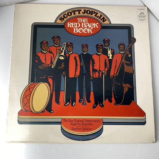 Vintage Scott Joplin The Red Back Book 12" Black Vinyl LP 1973 Angel Ragtime