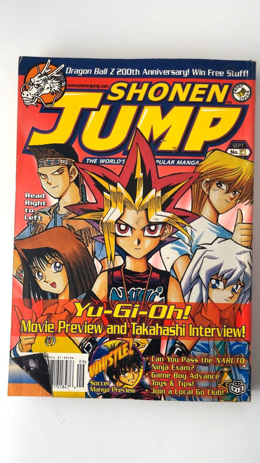 Shonen Jump Sept No.21 2004 Yu-Gi-Oh! Movie Preview Takahashi Interview NO CARD