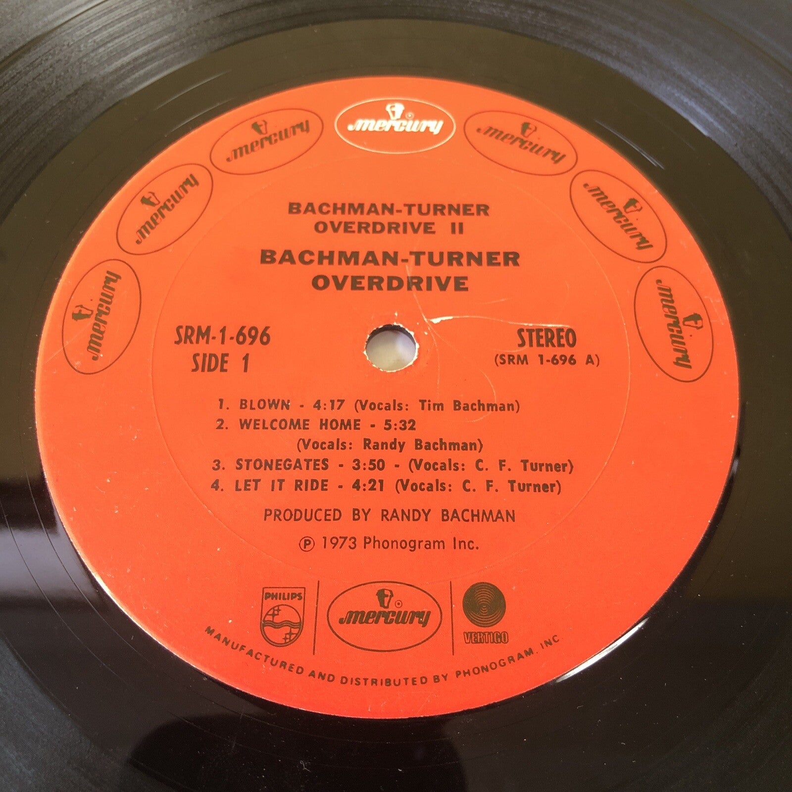 BACHMAN TURNER OVERDRIVE II 6338 482 GEMA LP Vinyl VG 1973
