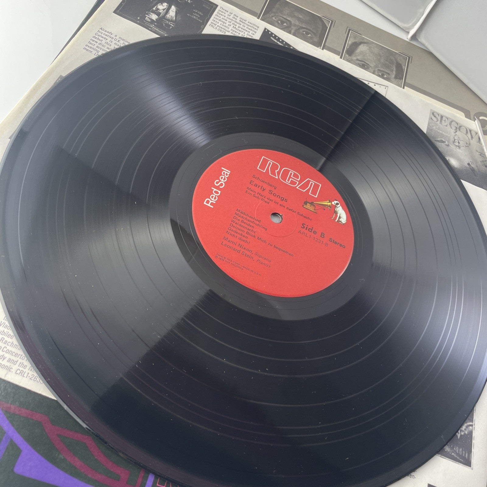 MARNI NIXON Cabaret Songs of Arnold Schoenberg 9 Early Songs 1893-1903 RCA LP