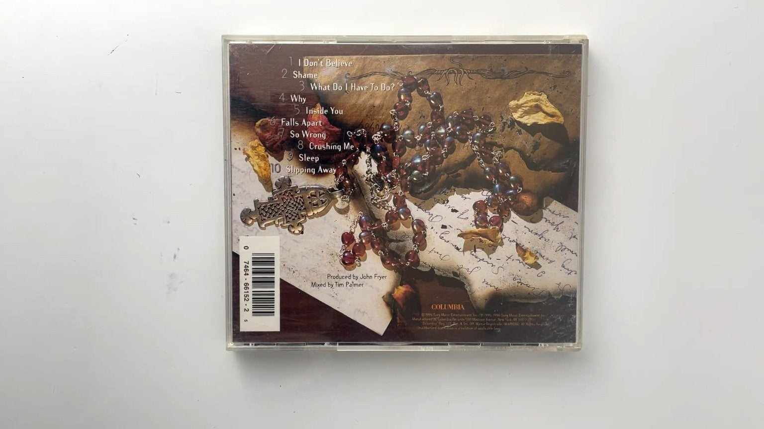 Stabbing Westward - Wither Blister Burn + Peel CD 1996 Industrial Rock Columbia