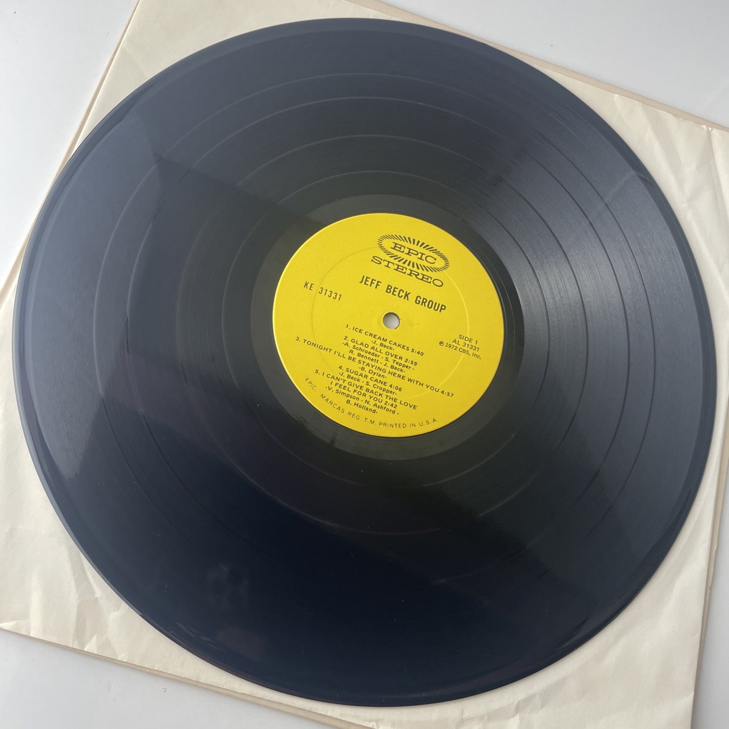 Jeff Beck - The Jeff Beck Group - EX/EX 1972 Blues Rock Epic KE-31331 1ST Press