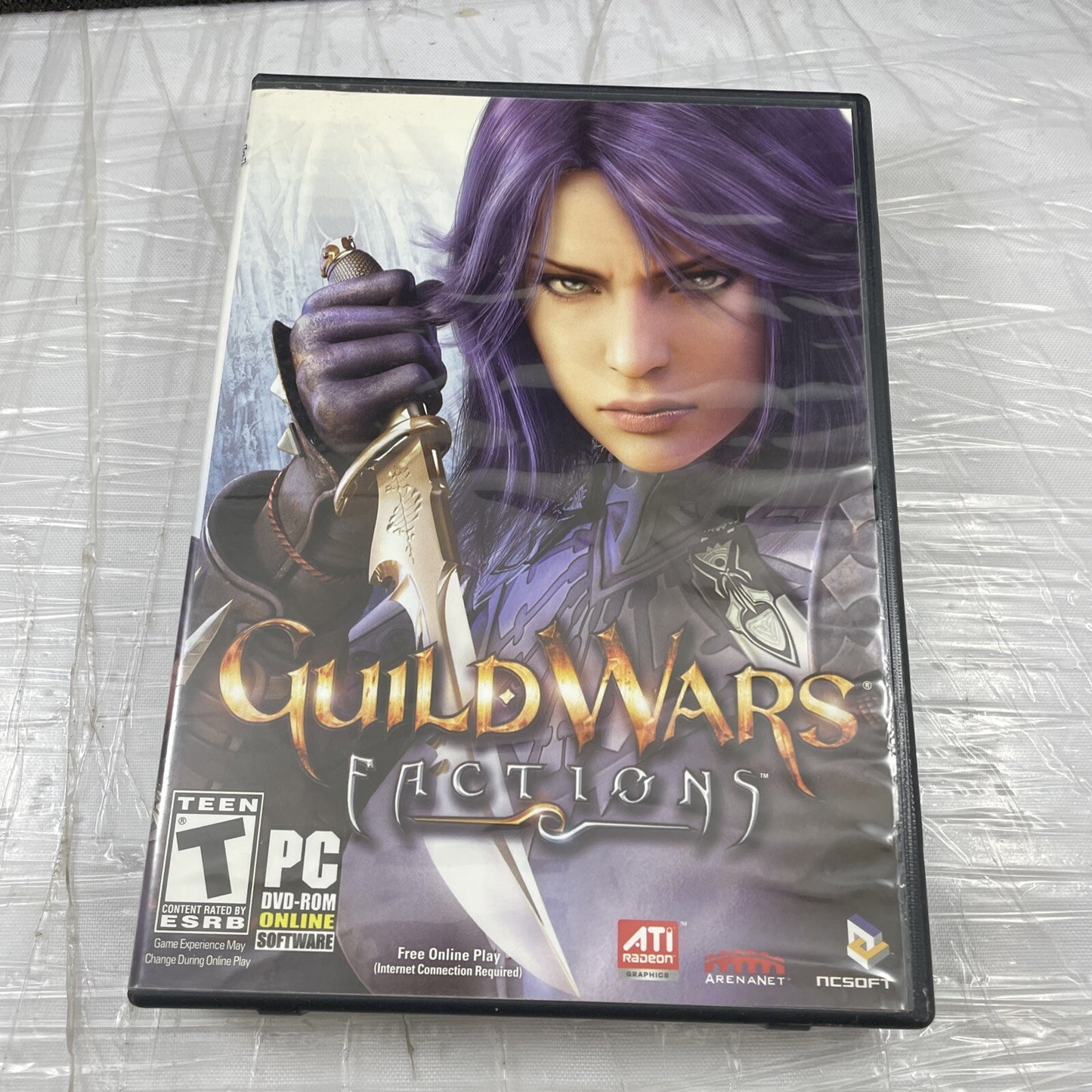 Pc Game Lot Of 4 Guild Wars All Expansion Cd Set Posters, Discs, Manual