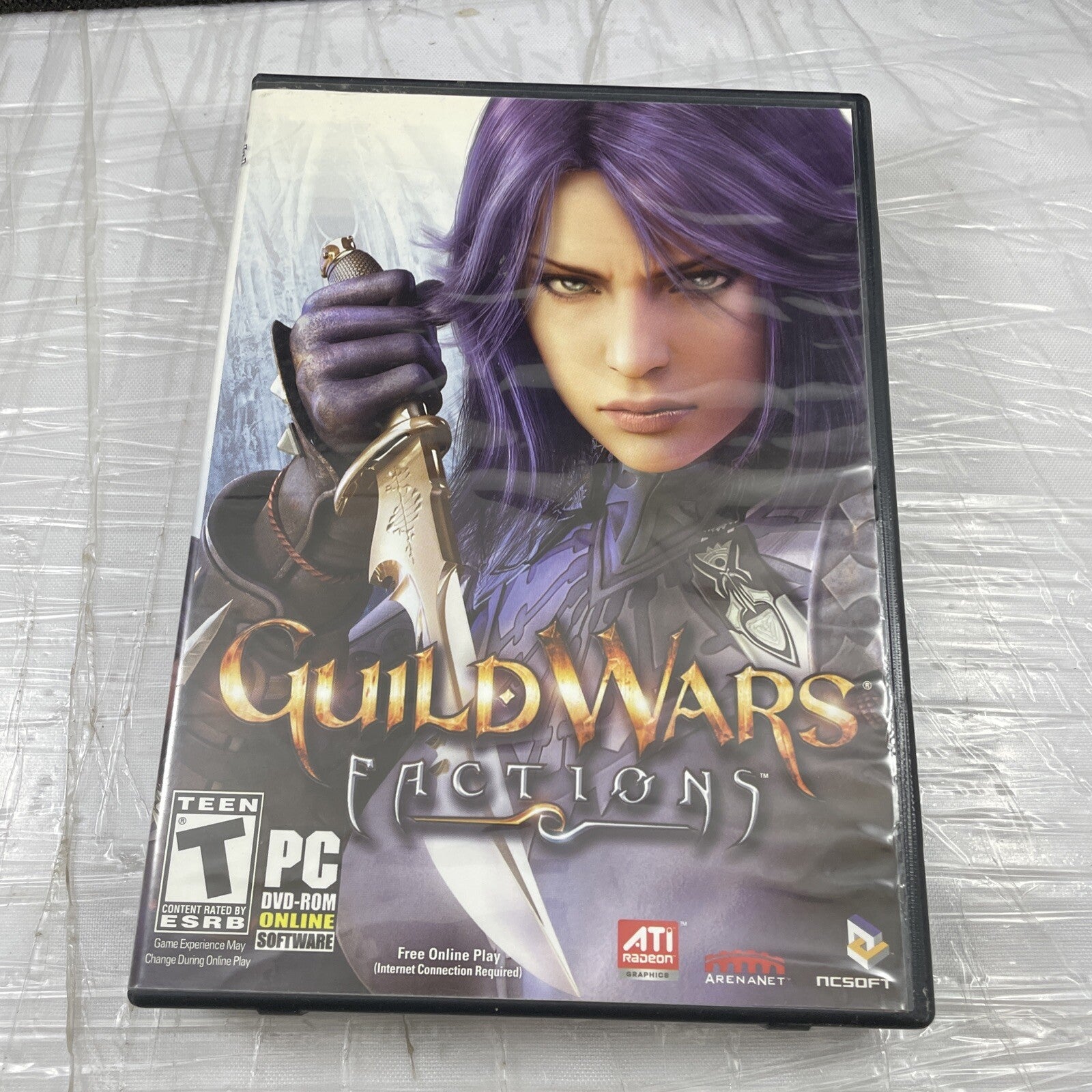 Pc Game Lot Of 4 Guild Wars All Expansion Cd Set Posters, Discs, Manual