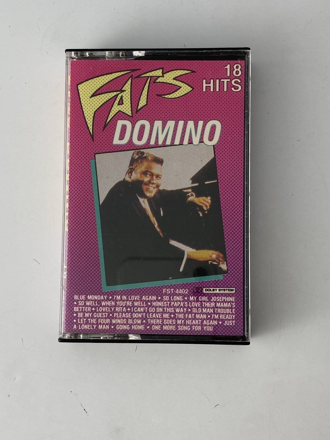 Fats Domino 18 Hits Cassette FST-4402 Gusto Records Hits Collection
