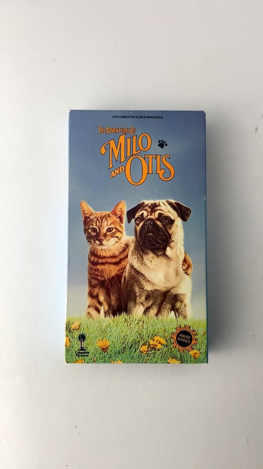 The Adventures of Milo & Otis VHS 1989 Family Animal Adventure Columbia TriStar