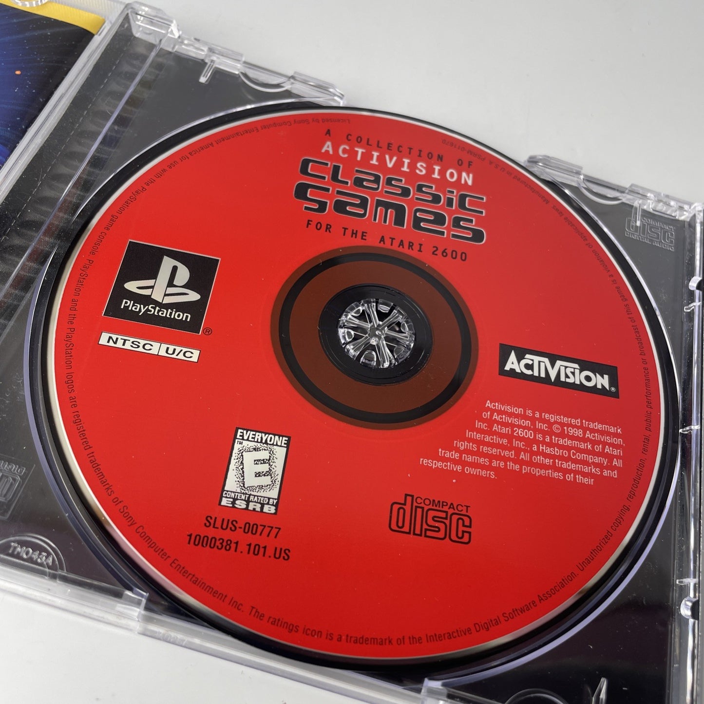 Activision Classic Games Atari  PlayStation one PS1 Complete Test Working CIB