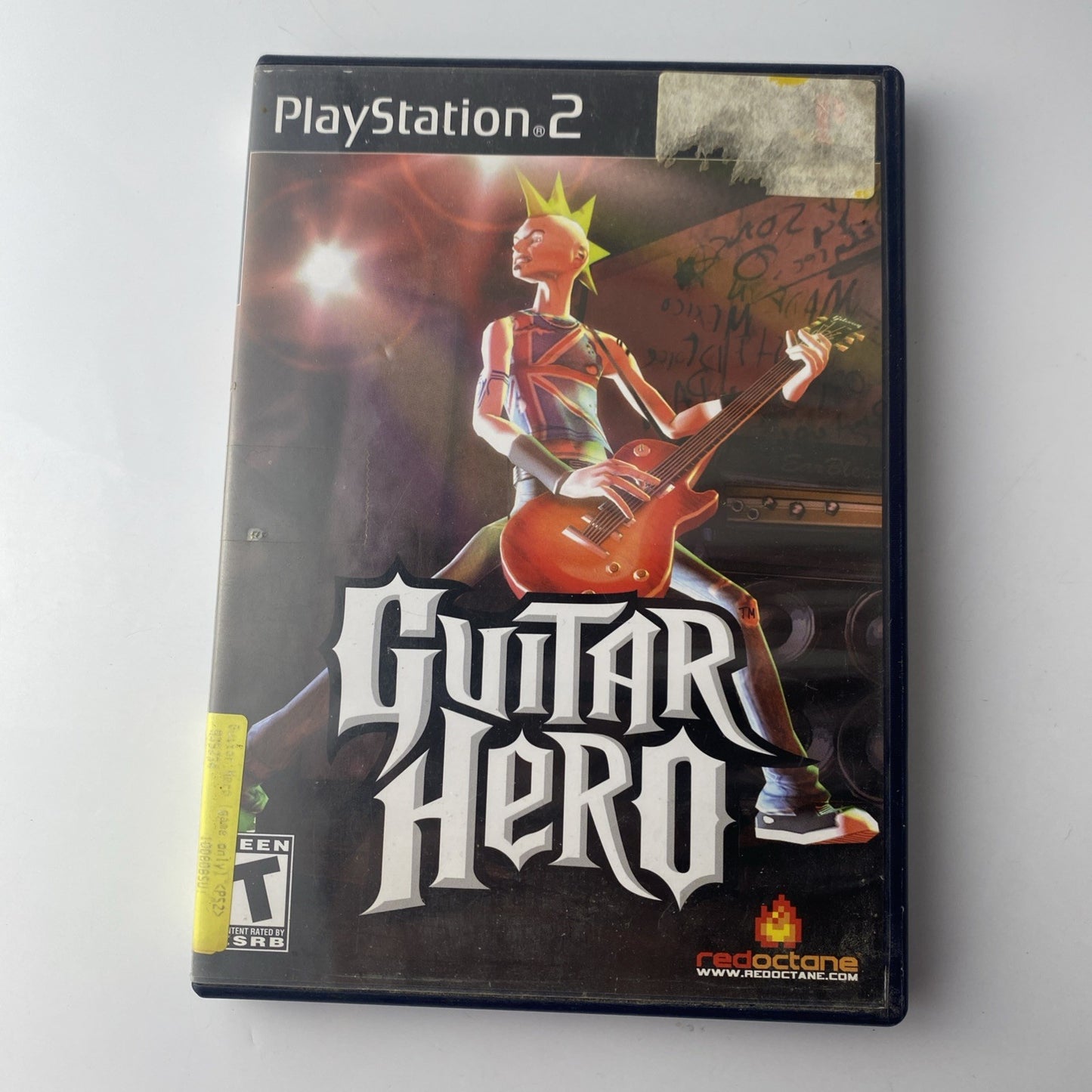 Guitar Hero 1 (PS2 PlayStation 2, 2006) Black Label Tested + Working