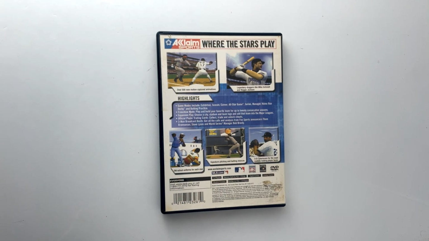 All-Star Baseball 2003 PlayStation 2 Video Game MLB Baseball